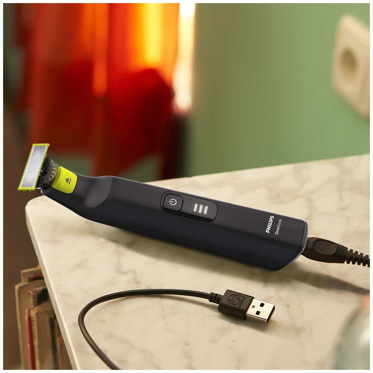 Philips OneBlade Face PRO 360 Bundle, 12 Lengths, Wet & Dry, Charcoal Grey - SuperSaverAU - view 6
