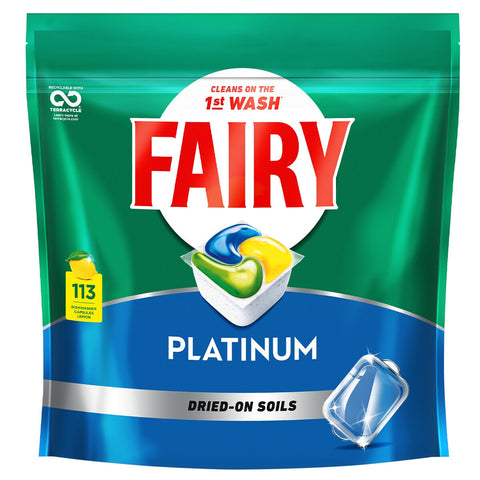 Fairy Platinum Dishwasher Capsules 2 x 113 Pack