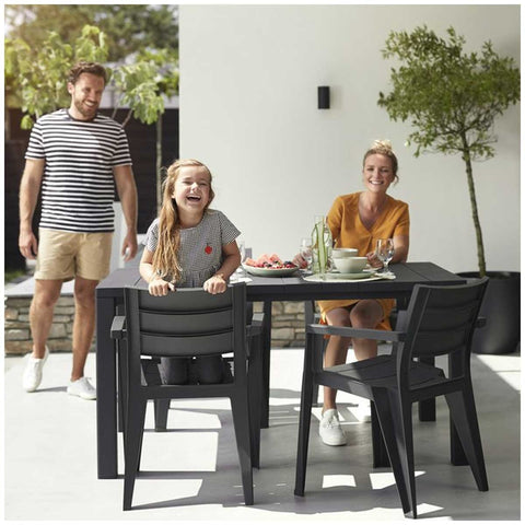 Keter Julie Outdoor Chair Set 6 Piece