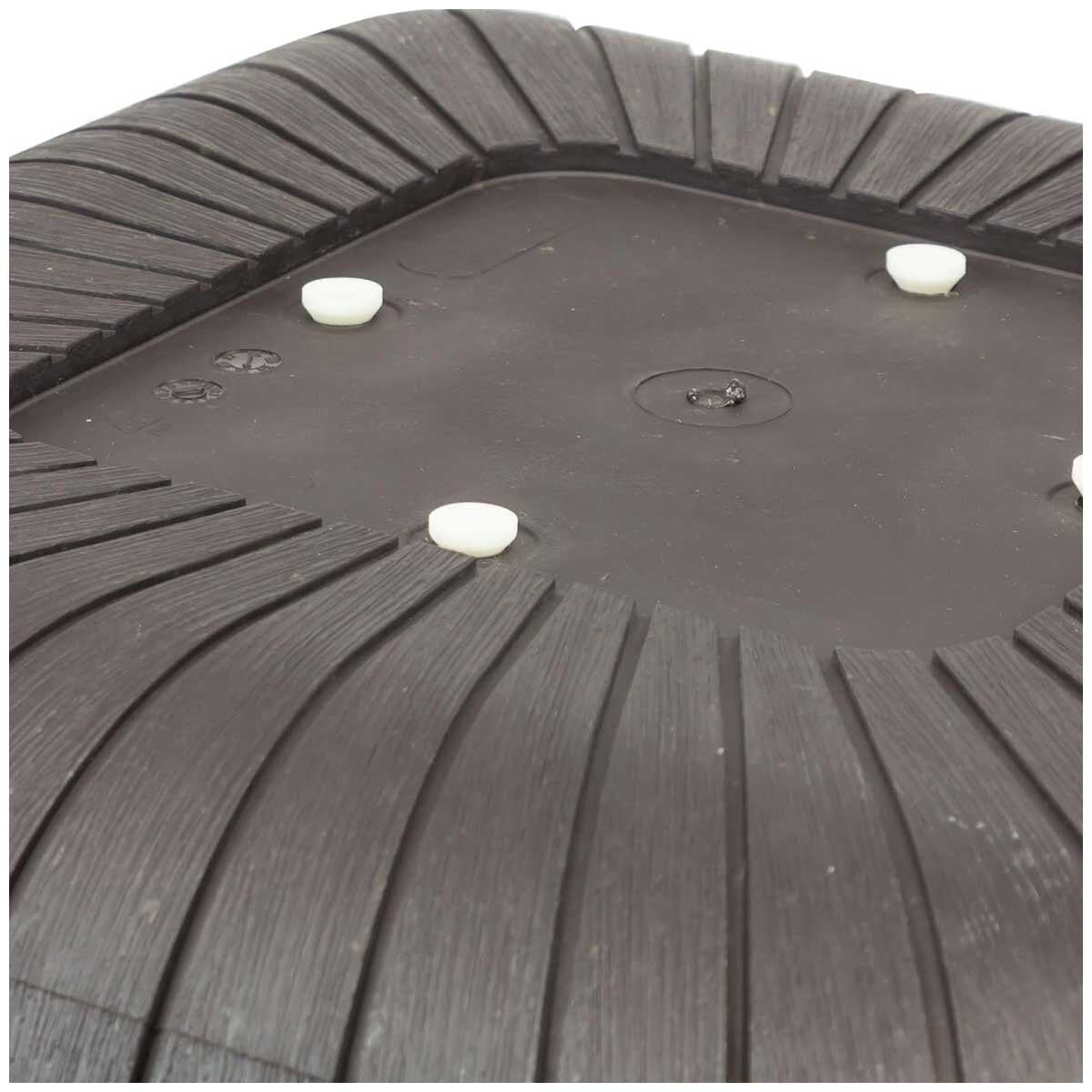 Keter Cube Planter Small And Medium 2 Piece Set - Weatherproof, UV Protected, Matte Finish, No Assembly Required