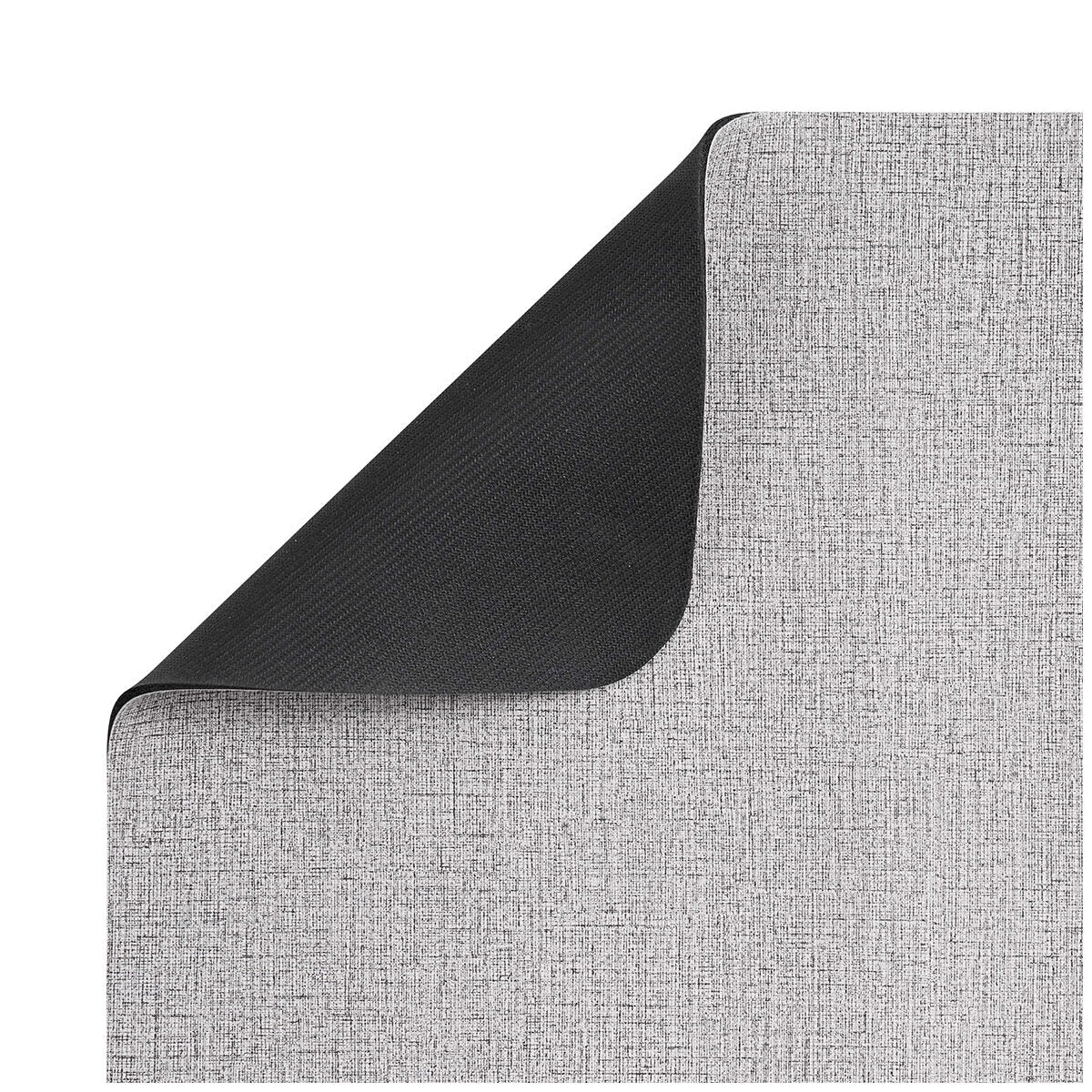 Creative Home Ideas Multi-Purpose Kitchen Mat Large And Small Pack 4 Piece Charcoal