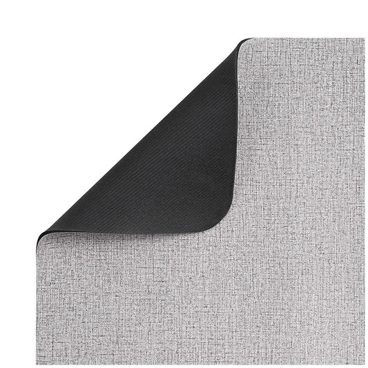 Creative Home Ideas Multi-Purpose Kitchen Mat Large And Small Pack 4 Piece Charcoal