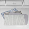 Creative Home Ideas Multi-Purpose Kitchen Mat Large And Small Pack 4 Piece Blue - SuperSaverAU - view 5