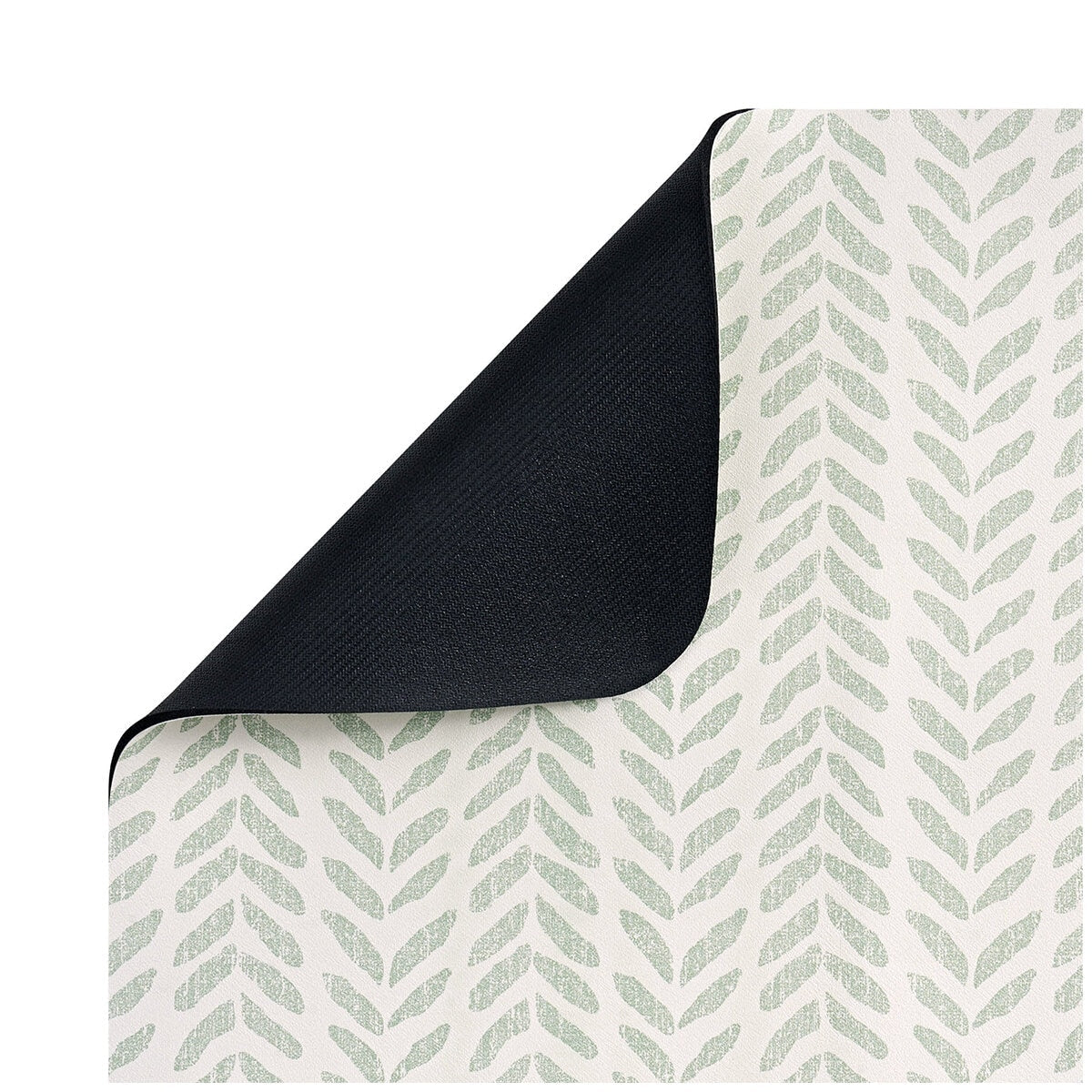 Creative Home Ideas Multi-Purpose Kitchen Mat Large And Small Pack 4 Piece Sage