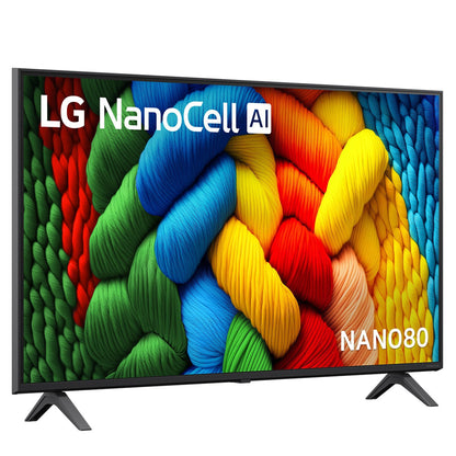 LG 43NANO80ASA AI LED UHD 4K Smart TV - 43 Inch Screen Size