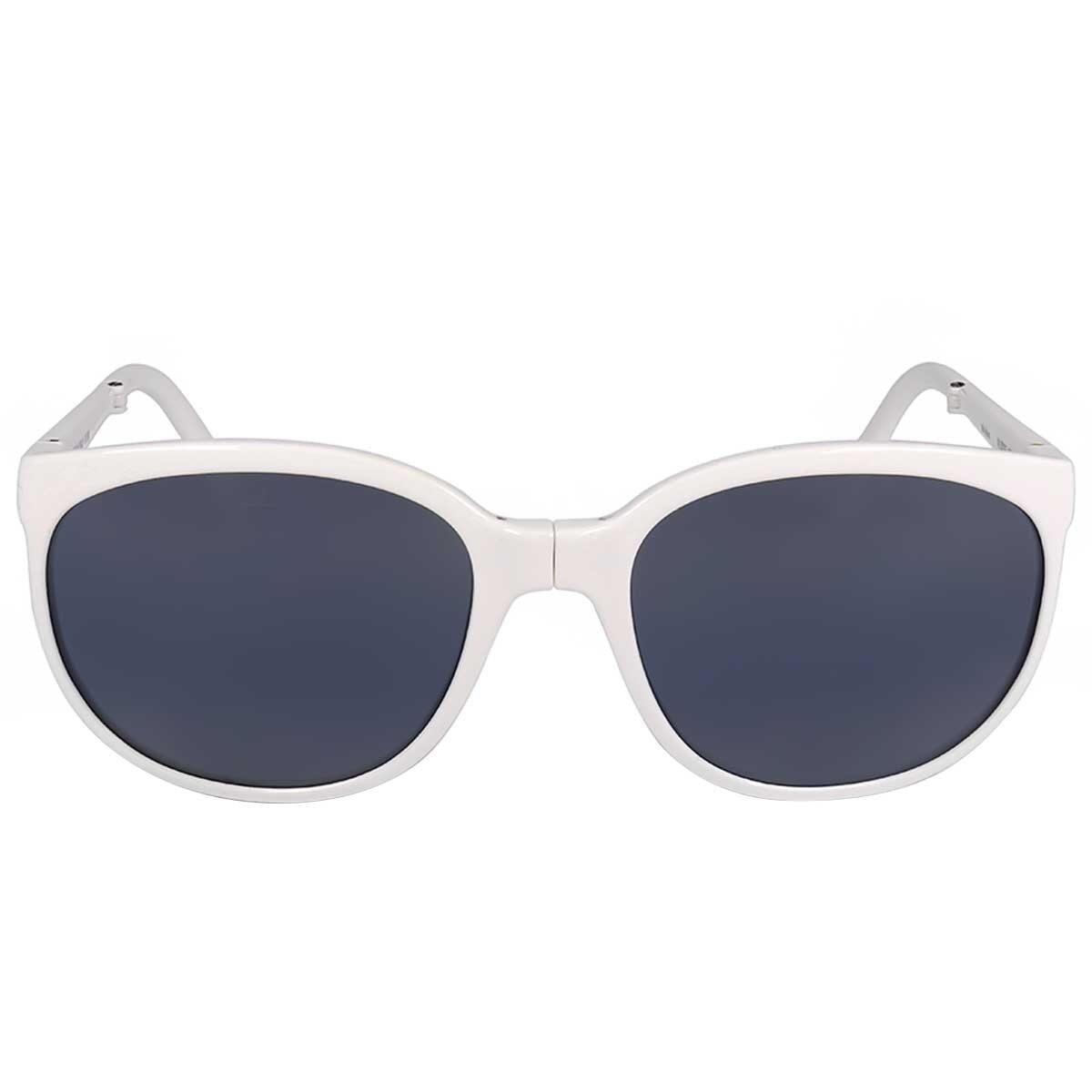 Vuarnet Legend 02 Foldable Men's Polarised Round Sunglasses Blue Lens 55 mm - SuperSaverAU - view 2