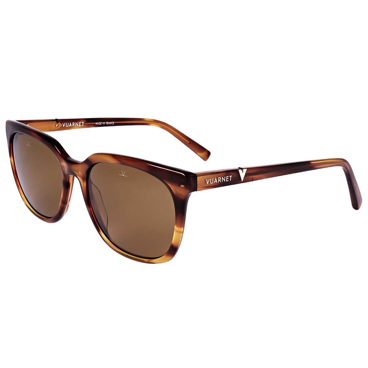 Vuarnet Summit Men's Polarised Square Sunglasses, Brown Lens, 52 mm - SuperSaverAU - view 1