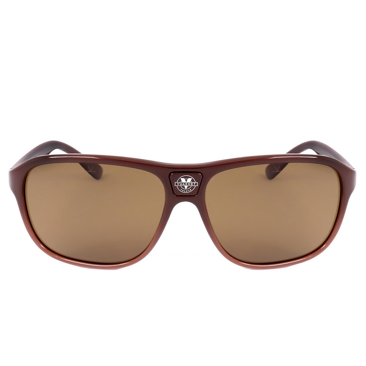 Vuarnet Men's Round Nylon Sunglasses with Polarised Brown Lenses, EU Made, 131mm - SuperSaverAU - view 2