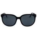 Vuarnet Men's Polarised Sunglasses, Grey Lens, Round Frame, 49 mm, Black - SuperSaverAU - view 2