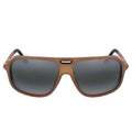 Vuarnet Ice Large Men's Sunglasses with Removable Side Shields, Grey Lens, Amber Frame - SuperSaverAU - view 2