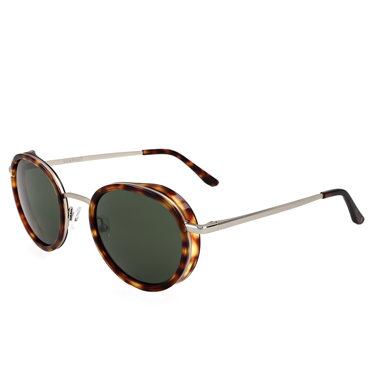 Vuarnet Men's Sunglasses Edge Simple Bridge, 49mm, Tortoise Frame, Pure Grey Lenses - SuperSaverAU - view 1