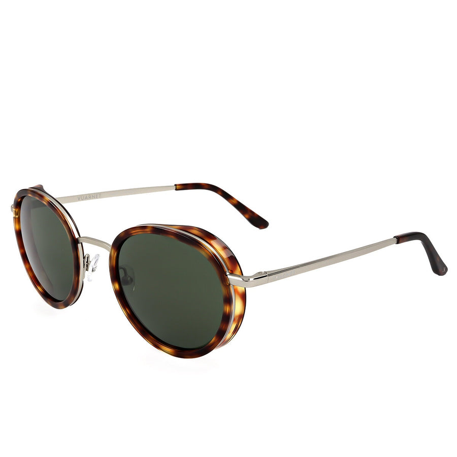 Vuarnet Men's Sunglasses Edge Simple Bridge, 49mm, Tortoise Frame, Pure Grey Lenses - SuperSaverAU - view 1