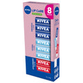 NIVEA Lip Care 8 Pack - Moisturising Lip Balms with Shea Butter & SPF15 - SuperSaverAU - view 1