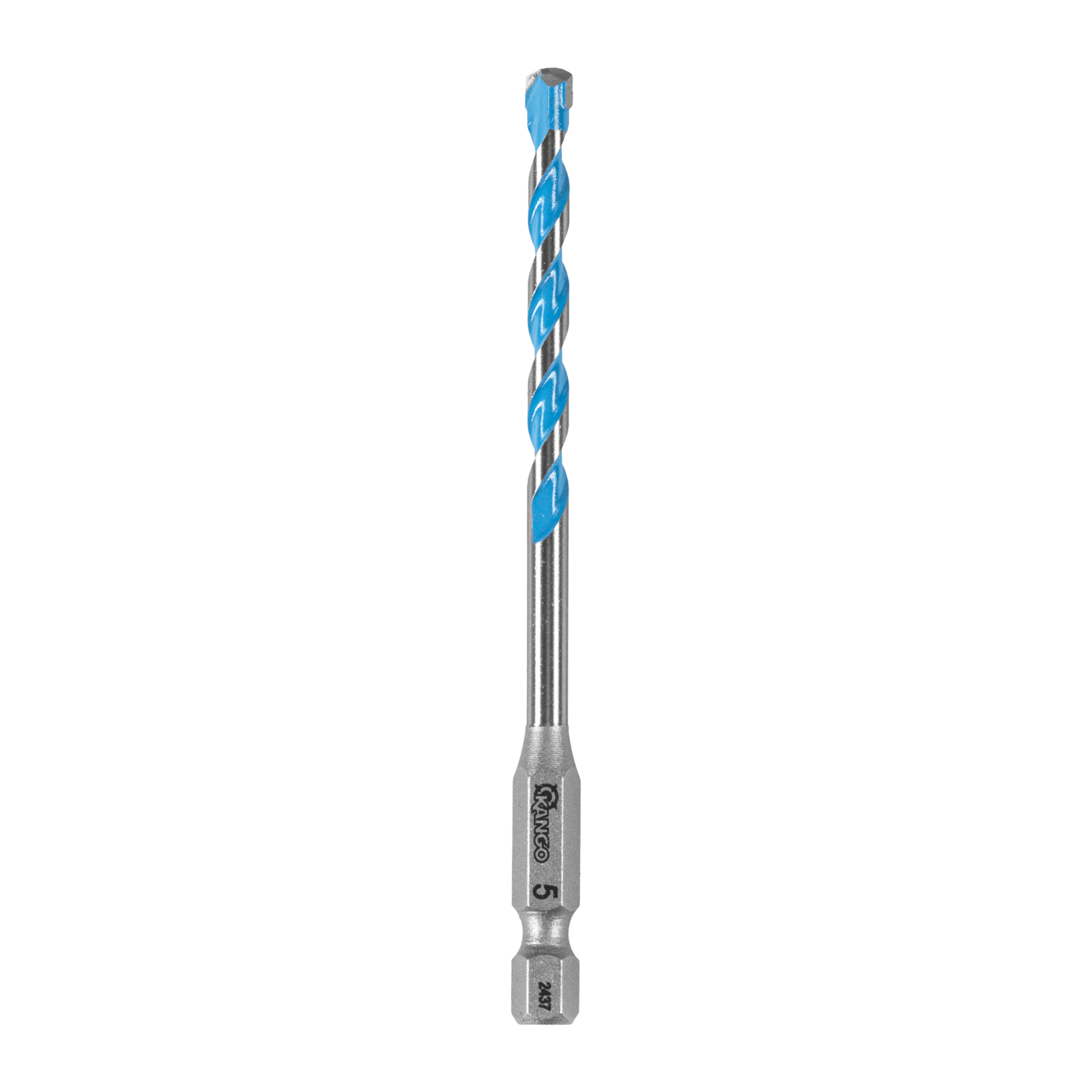 Kango 5 x 100mm Multi-Material Drill Bit - Carbide Tip, 1/4" Hex Shank