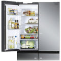 Hitachi 569L French Door Fridge - Matte White Glass, Human Sensor Auto Door, Ice Maker - RWB640VT0X-1MGW