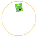 Crafted Bamboo Ring - 10 Inch - 254mm - Versatile for Crafts & Decor - SuperSaverAU - view 1