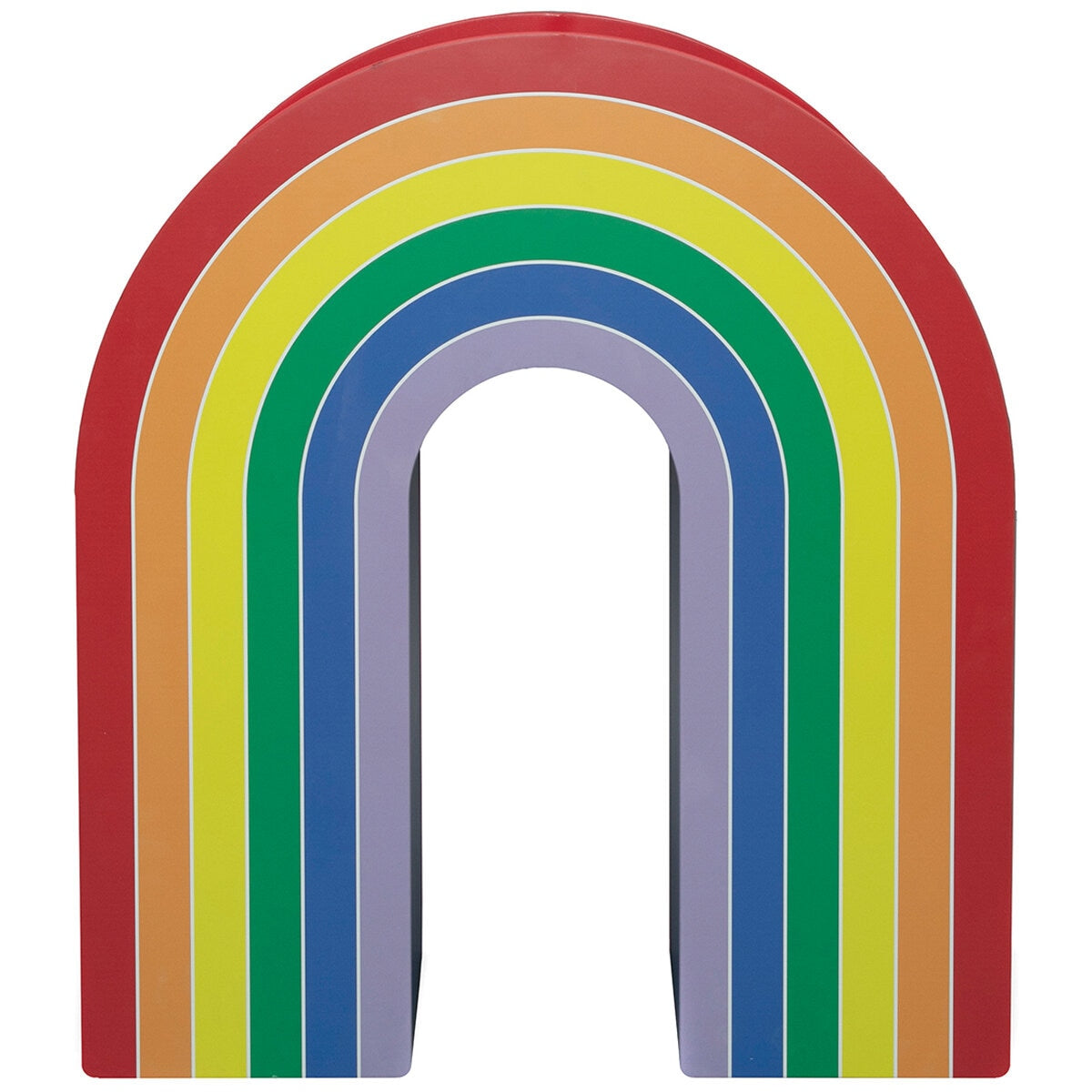 Delta Children Rainbow Bookcase - Sturdy Wood Construction, 4 Tiers, Colorful Finish - SuperSaverAU - view 4
