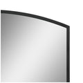 Life In Style Black Floor Mirror 760x1650mm Arched Top Sleek Metal Frame - SuperSaverAU - view 5