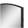 Life In Style Black Floor Mirror 760x1650mm Arched Top Sleek Metal Frame - SuperSaverAU - view 6