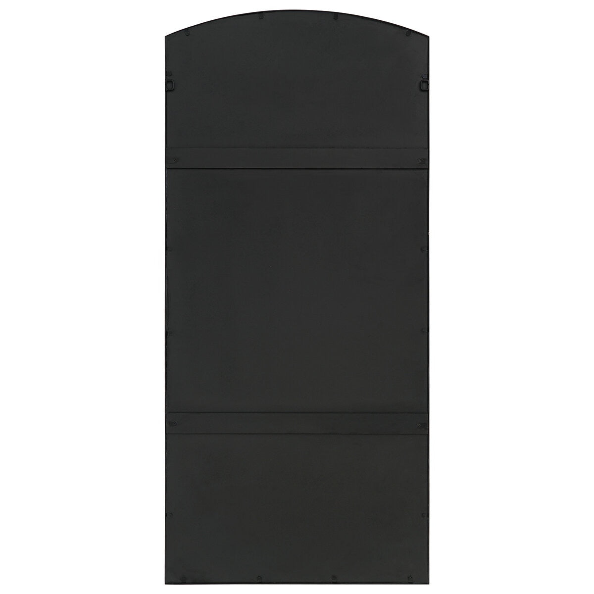 Life In Style Black Floor Mirror 760x1650mm Arched Top Sleek Metal Frame - SuperSaverAU - view 4