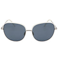 Vuarnet Edge Men's Polarised Sunglasses, Blue Lens, 57 mm, Stainless Steel Frame - SuperSaverAU - view 2