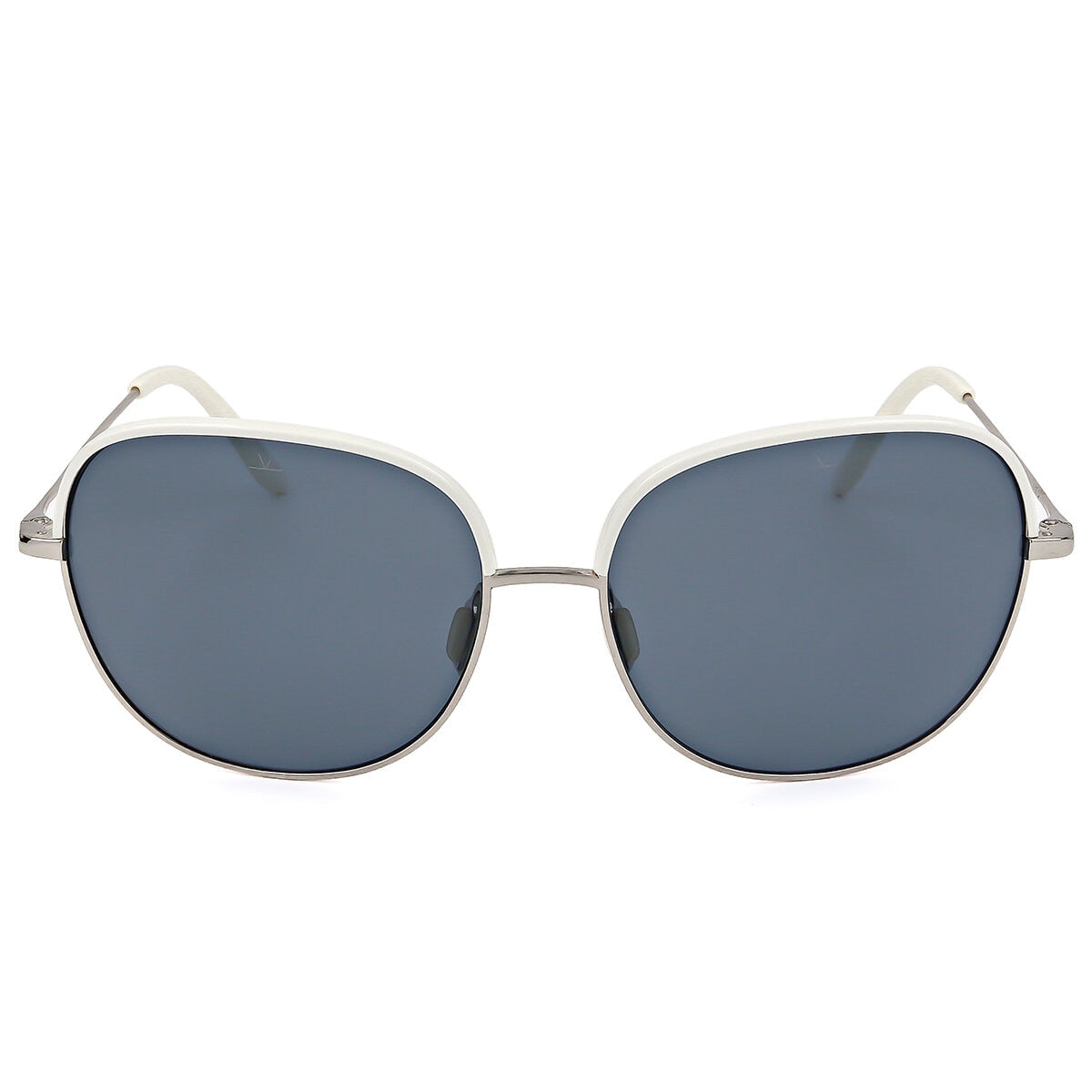 Vuarnet Edge Men's Polarised Sunglasses, Blue Lens, 57 mm, Stainless Steel Frame - SuperSaverAU - view 2
