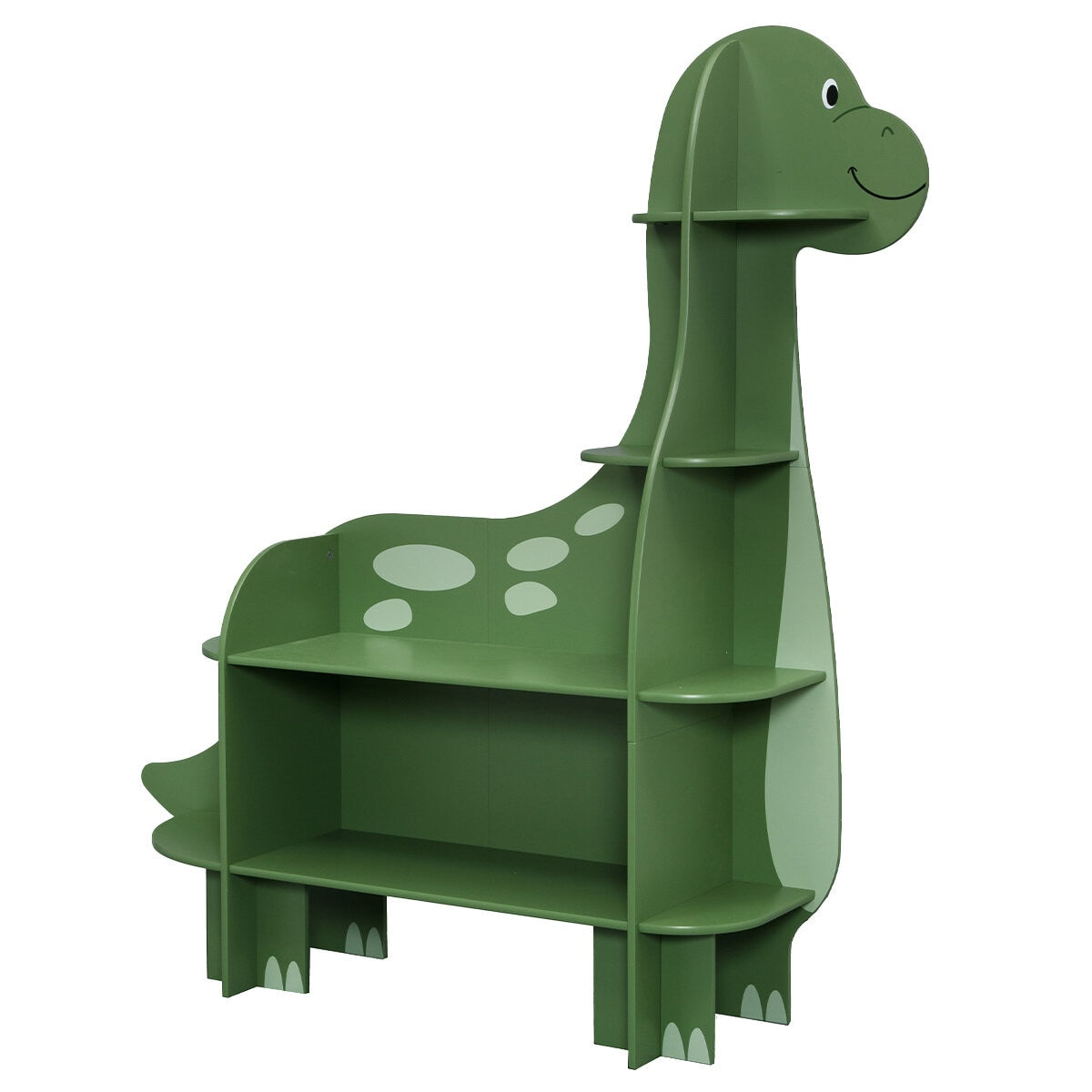Delta Children Dinosaur Bookcase with Multiple Shelf Sizes, GREENGUARD Gold Certified, Safety Anchor Included - SuperSaverAU - view 3