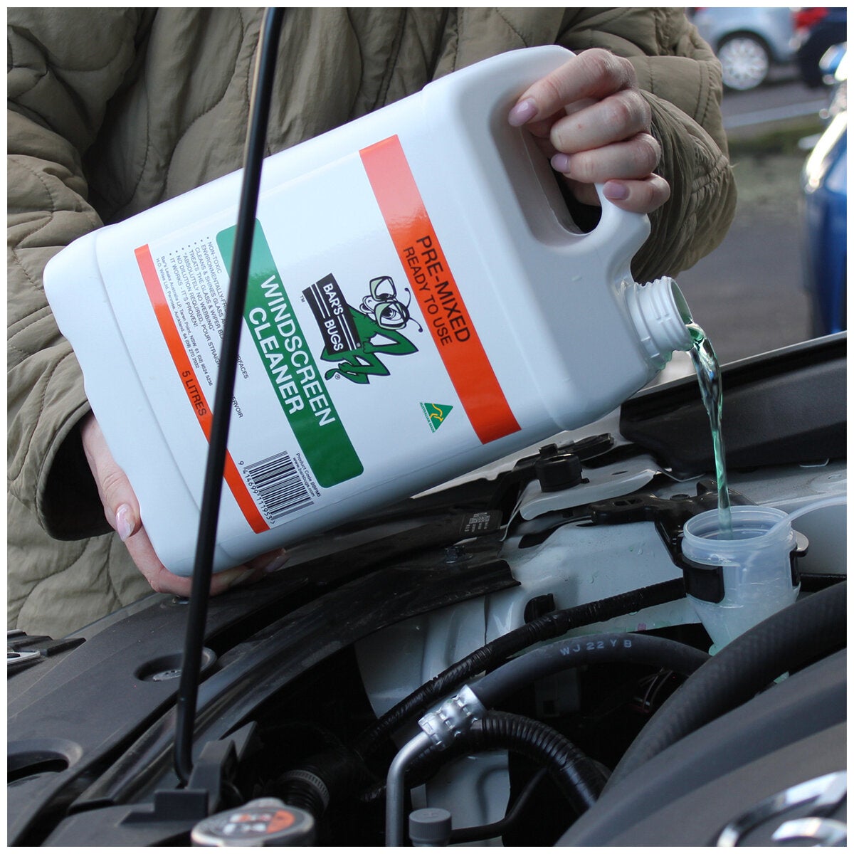 Bar's Bugs 5 Litre Windscreen Washer Fluid Premix Ready To Use Cleaner — image 3