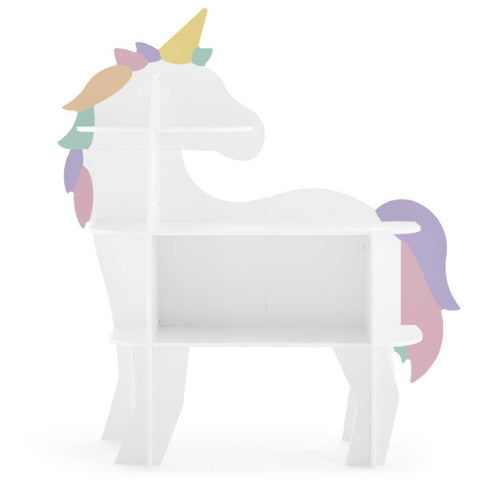 Delta Children Unicorn Bookcase | GREENGUARD Gold Certified, Sustainable TSCA Compliant Engineered Wood, Lead-Safe, Easy-to-Clean Finish - SuperSaverAU - view 2