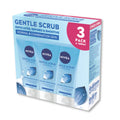 NIVEA Gentle Exfoliating Face Scrub 3 x 150ml with Lotus Flower & Vitamin E - SuperSaverAU - view 1