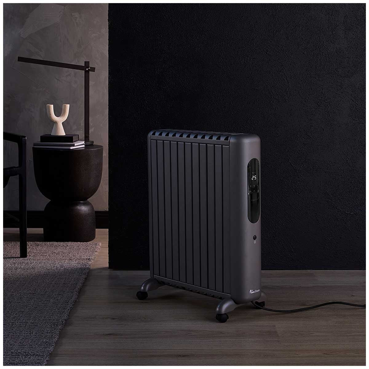 Ausclimate SmartEnclosure Large 11 Fin 2400W Oil Filled Heater ACOC2411 with Wi-Fi, Smart Home Control, Suitable for 35m² Rooms