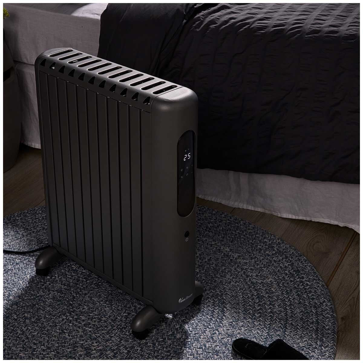 Ausclimate SmartEnclosure Large 11 Fin 2400W Oil Filled Heater ACOC2411 with Wi-Fi, Smart Home Control, Suitable for 35m² Rooms - SuperSaverAU - view 3