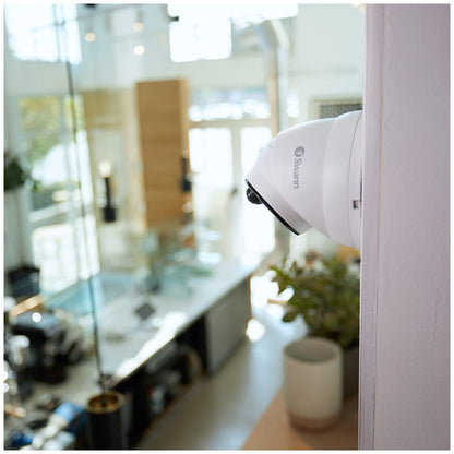 Swann 4 Camera 8 Channel 4K Master-Series NVR SWNVK-87680W4DWL-AU Night Vision Motion Detection Audio Recording 1TB HDD Dropbox Integration Person Detection Face Intrusion Detection Smart Alerts 130ft Night Vision