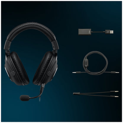 Logitech G PRO X SE Gaming Headset 981-001472 | Blue VO!CE Mic, PRO-G 50mm Drivers, Special Edition White Colorway, DTS Headphone:X 2.0