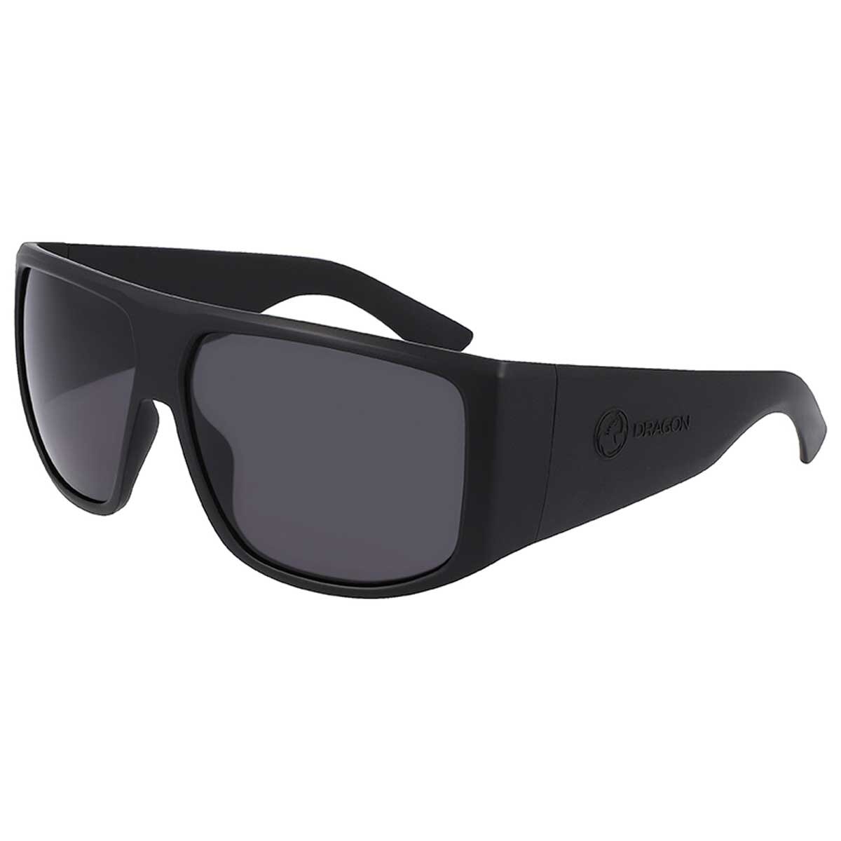 Dragon Men's Sunglasses FIN, Polarised Smoke Grey Lenses, 62 mm, Matte Black Frame - SuperSaverAU - view 1
