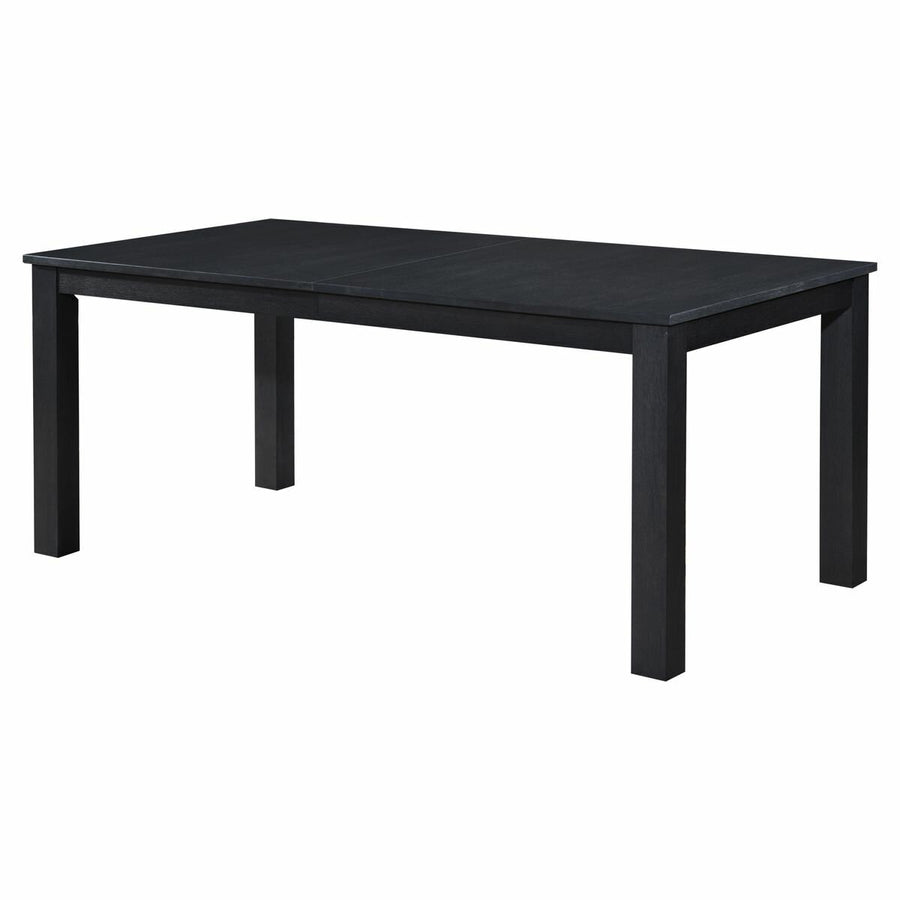 Ostro Furniture Naples 7 Piece Dining Set - Embossed Midnight Table, Smoke Chairs - DINAPL07PCK003