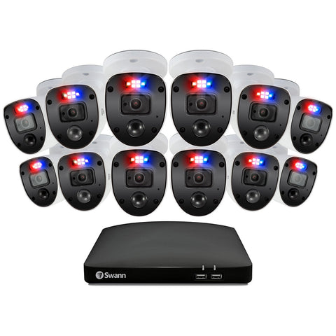Swann Home Security System 12 Camera 16 Channel 1080p Full HD DVR SWDVK-1646812SLW Cameras - SuperSaverAU - view 2
