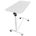 Altus Adjustable Overbed Table 79-110 cm with Rolling Lockable Wheels, White - SuperSaverAU - view 3