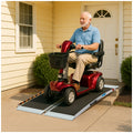 Altus Aluminium Portable Wheelchair Ramp 91cm, 270kg Capacity, Folding Design - SuperSaverAU - view 5