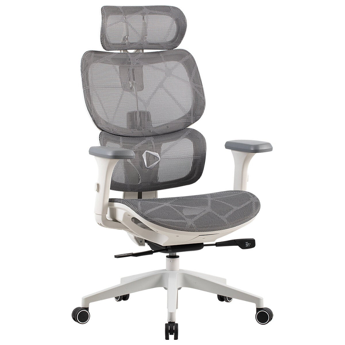 ONEX VENTRA White Ergonomic Desk Chair Breathable Mesh Back Adjustable Headrest — image 5