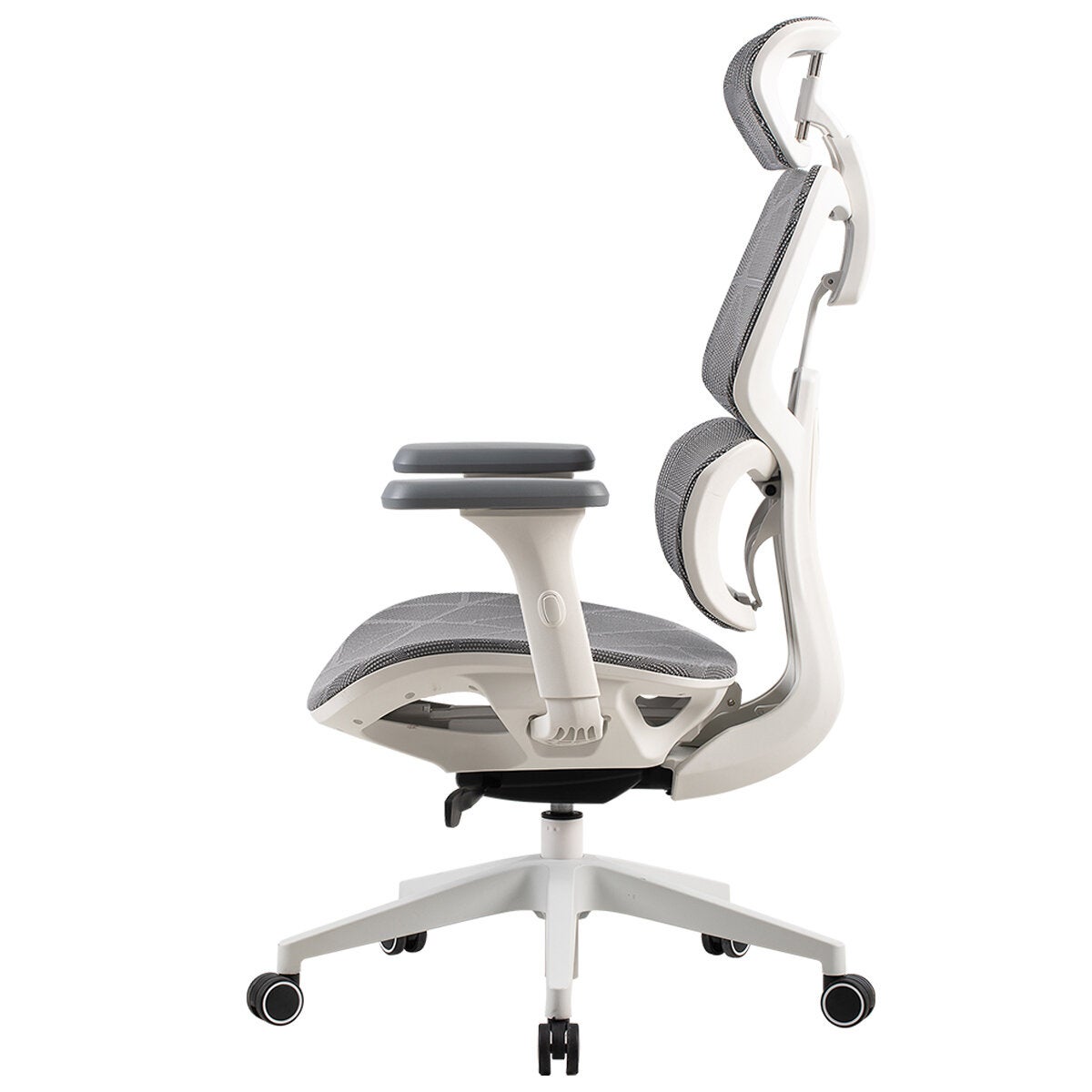 ONEX VENTRA White Ergonomic Desk Chair Breathable Mesh Back Adjustable Headrest — image 6