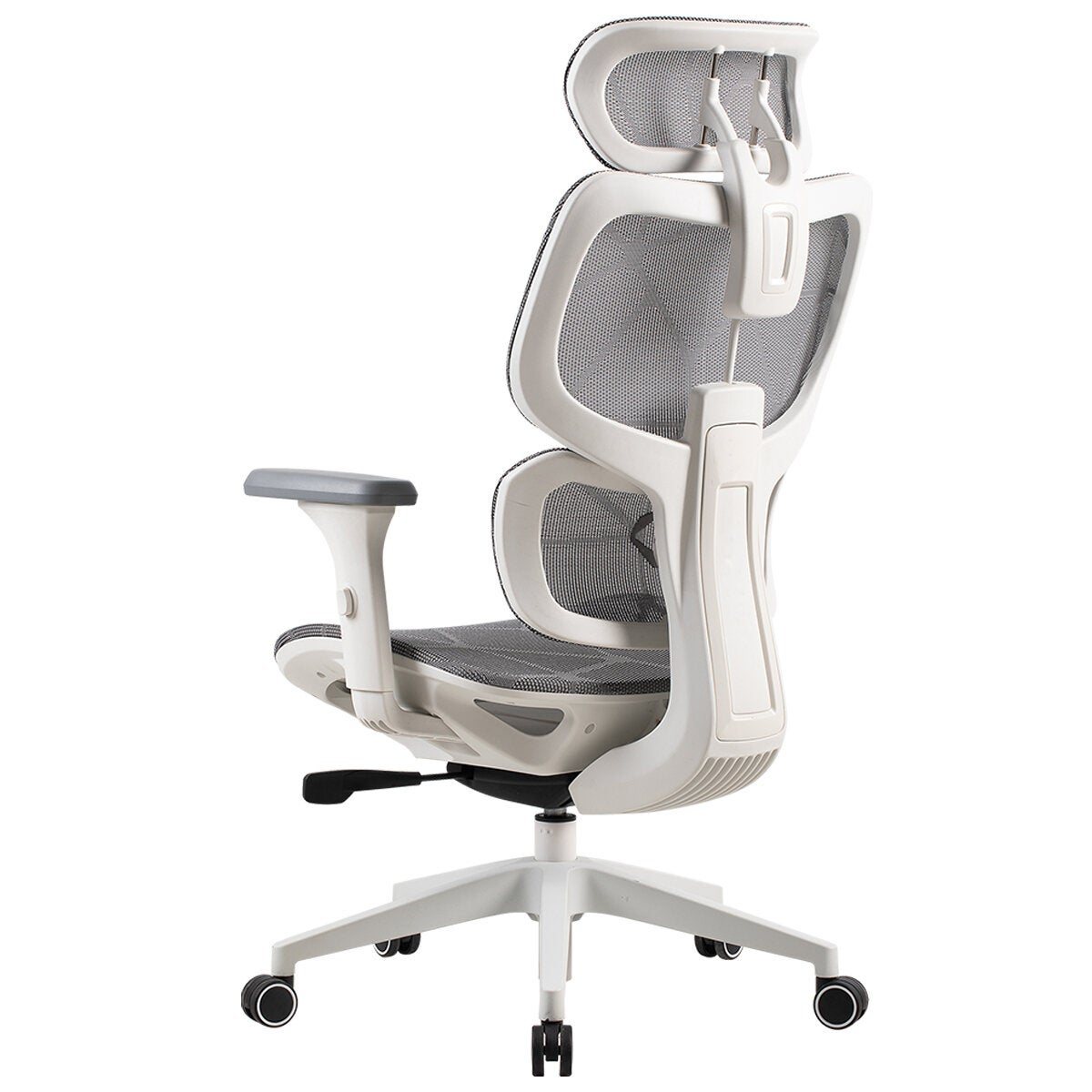 ONEX VENTRA White Ergonomic Desk Chair Breathable Mesh Back Adjustable Headrest — image 8