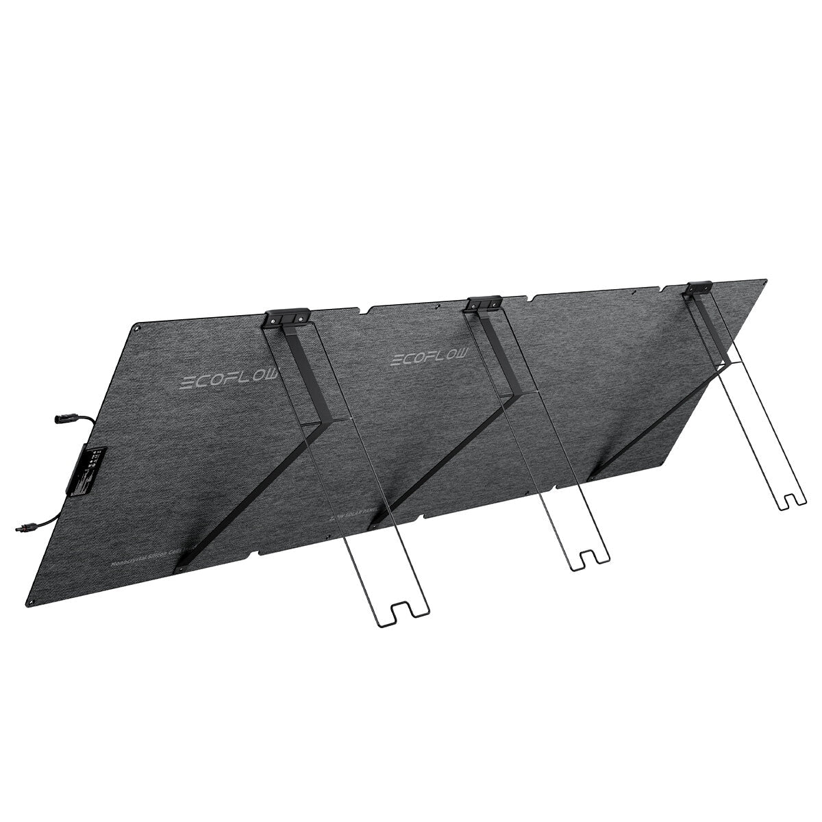 EcoFlow EFSOLAR220W-NS Portable Solar Panel | 220W, Tempered Glass, Integrated Solar Guide, Waterproof - SuperSaverAU - view 2