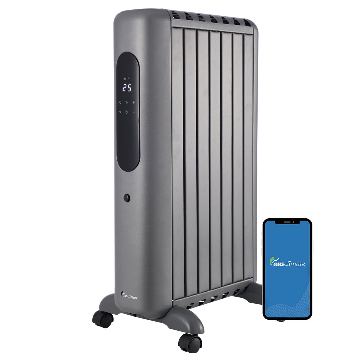 Ausclimate SmartEnclosure 1500W Oil Filled Heater ACOC157 WiFi Smart Home Enabled - SuperSaverAU - view 1