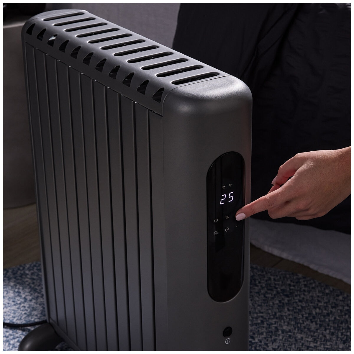 Ausclimate SmartEnclosure 1500W Oil Filled Heater ACOC157 WiFi Smart Home Enabled