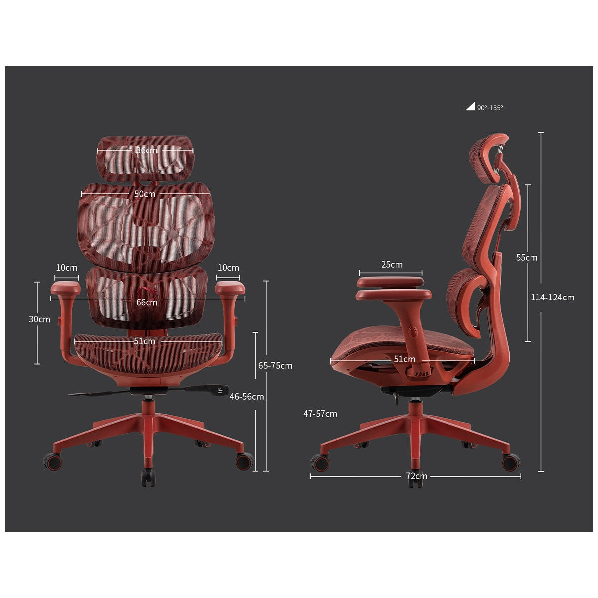 ONEX VENTRA Mesh Office Chair Black
