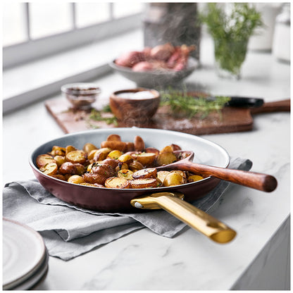 GreenPan Ceramic Non-Stick Frypan Set 20cm & 28cm, Choc Truffle, CC005387-001