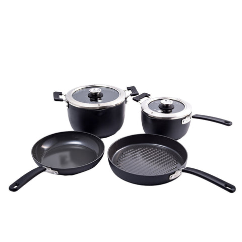 GreenPan Stackables Cookware Set 6 Piece, Diamond Infused Ceramic Nonstick, PFAS-Free, Scratch Resistant, Oven Safe - SuperSaverAU - view 2
