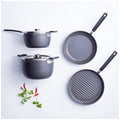 GreenPan Stackables Cookware Set 6 Piece, Diamond Infused Ceramic Nonstick, PFAS-Free, Scratch Resistant, Oven Safe - SuperSaverAU - view 1