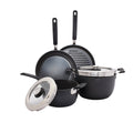 GreenPan Stackables Cookware Set 6 Piece, Diamond Infused Ceramic Nonstick, PFAS-Free, Scratch Resistant, Oven Safe - SuperSaverAU - view 3